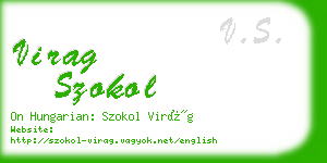 virag szokol business card